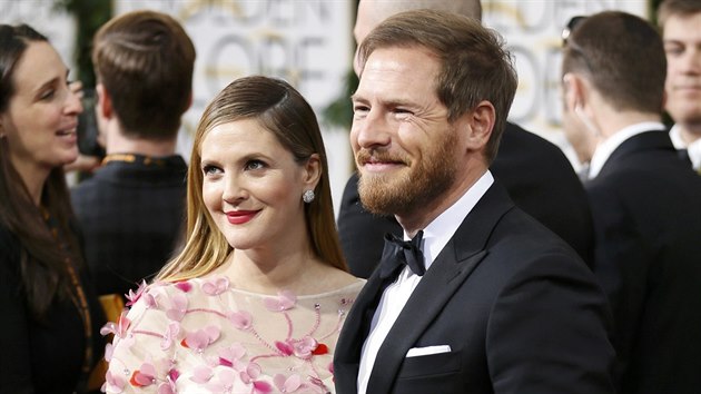 Drew Barrymore a jej tehdej manel Will Kopelman (12. ledna 2014)