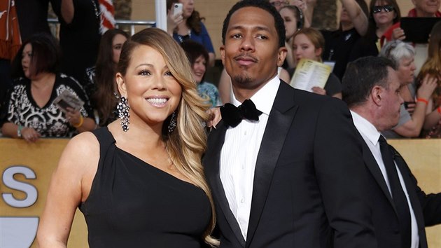 Mariah Carey a Nick Cannon (18. ledna 2014)