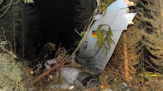 Trosky letounu Tornado, který se zřítil 16. ledna na západě Německa Trosky letounu Tornado, který se zřítil 16. ledna na západě Německa