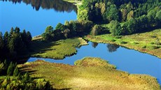 Skandinávská romantika. Padrské rybníky adí znalci k nejkrásnjím místm uzavené ásti Brd.