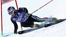 Manfred Mölgg v obím slalomu v Adelbodenu
