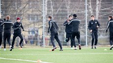 Fotbalisté Sparty na kondiním soustední v Teboni.