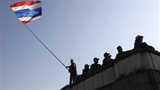 Na zaátku ledna demonstranti zablokovali hlavní dopravní tepny v Bangkoku.