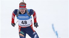 Ruský biatlonista Alexej Volkov během závodu Světového poháru v Ruhpoldingu Ruský biatlonista Alexej Volkov během závodu Světového poháru v Ruhpoldingu
