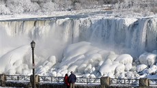 Niagarské vodopády pokryl led. Me za to arktická zima, která u nkolik dní...