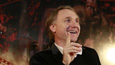 Dan Brown na tiskové konferenci v praské Novomstské radnici (15. ledna 2013)