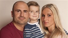 LÁSKA POD LUPOU: Aleš Lehký s manželkou Janou a synem Adamem LÁSKA POD LUPOU: Aleš Lehký s manželkou Janou a synem Adamem