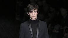 Alain Fabien Delon coby model na pehlídce  Gucci (13. ledna 2014)