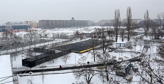 PARK ROSTE. Stavba olympijského parku na Letné finiuje.