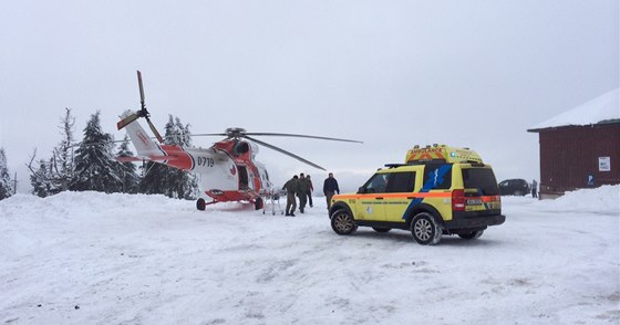 Pro sedmiletého chlapce po nehod piletl vrtulník a transportoval ho do plzeské fakultní nemocnice.