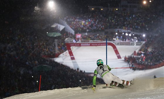 Nmecký slalomá Felix Neureuther si jede pro triumf Kitzbühelu.