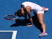 ZMAR. Simona Halepov ve tvrtfinle Australian Open. 