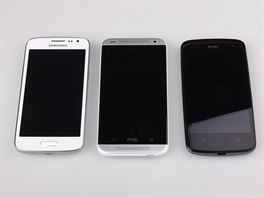 Pohled na Samsung Galaxy Xpress 2, HTC Desire 601 a 500