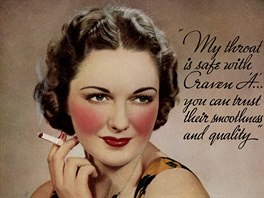 V reklamch na cigarety se ped rokem 1964 tabkov firmy nevhaly odkzat na...