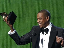 Jay-Z s cenou za nejlep rapovou pse (Grammy 2013)
