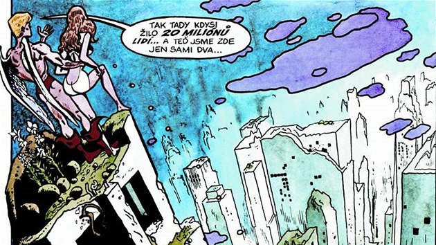 Z komiksu Muriel a andělé