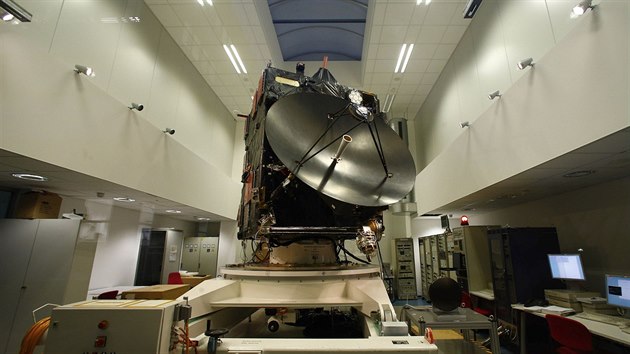 Kopie sondy Rosetta ve stedisku ESOC v nmeckm Darmstadtu