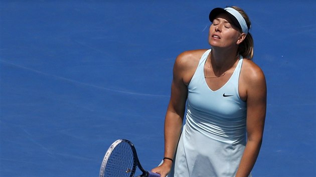 VYAZENA. Tetí nasazená Maria arapovová koní na Australian Open ve tetím...