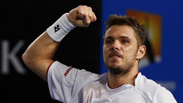 FINALISTA. Stanislas Wawrinka po vtzstv v semifinle Australian Open. 