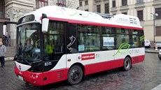 Nový elektrobus Siemens-Rampini, který zkouí praský dopravní podnik...