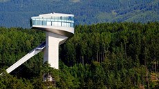 Futuristický můstek v Iglsu u Innsbrucku Futuristický můstek v Iglsu u Innsbrucku