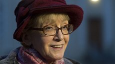 Kandidátka na ministryni spravedlnosti Helena Válková po setkání s prezidentem Kandidátka na ministryni spravedlnosti Helena Válková po setkání s prezidentem