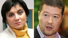 Klára Samková a Tomio Okamura Klára Samková a Tomio Okamura