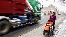 Nárůst kamionové dopravy kvůli překladišti společnosti Metrans zaznamenali... Nárůst kamionové dopravy kvůli překladišti společnosti Metrans zaznamenali...
