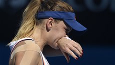 TO JE DEN.  Agnieszka Radwaská v semifinále Australian Open. 