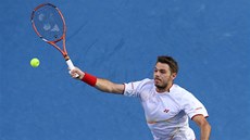 HLADOVÝ PO MÍKU. Stanislas Wawrinka v semifinále Australian Open.  