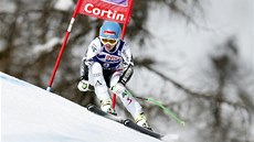 Elisabeth Görglová v superobřím slalomu v Cortině d'Ampezzo. Elisabeth Görglová v superobřím slalomu v Cortině d'Ampezzo.