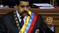 Venezuelský prezident Nicolas Maduro přednesl před poslanci každoroční projev k... Venezuelský prezident Nicolas Maduro přednesl před poslanci každoroční projev k...