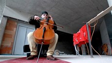 Mistr brněnské opery Josef Klíč z rozestavěném Sonocentru Mistr brněnské opery Josef Klíč z rozestavěném Sonocentru