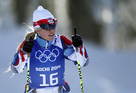 TRNINK V SOI. Gabriela Soukalov u trnuje v djiti olympidy.