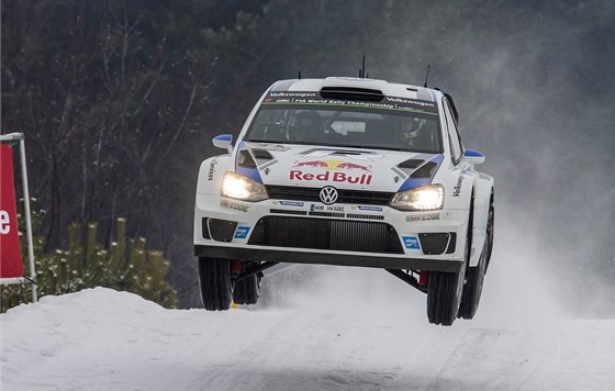 Sebastien Ogier bhem védské rallye.