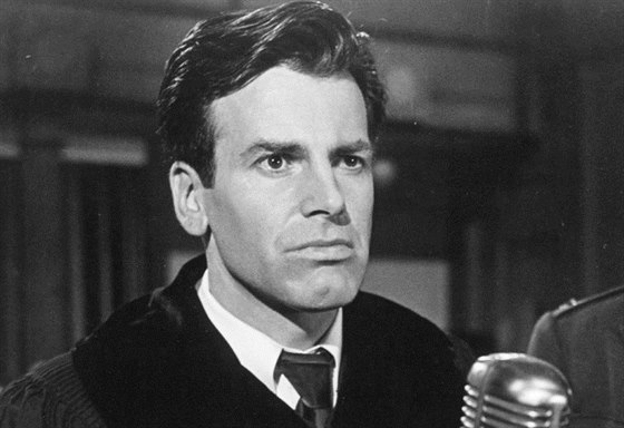 Maximilian Schell ve své oscarové roli ve filmu Normiberský proces