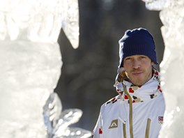 Biatlonista Jaroslav Soukup v olympijské vesnici Sloboda.