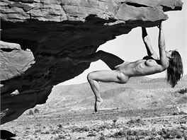 tyiapadesátiletý fotograf je sám lezec, od svých patnácti let. 