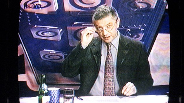 Bývalý generální editel TV Nova Vladimír elezný v poadu Volejte editeli
