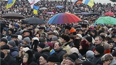 Na protest proti monému zákazu vysílání ruské televize Do (dé) lidé nad...