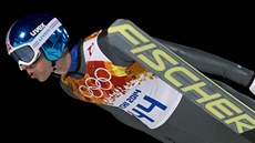 Anders Bardal pi olympijském závod na stedním mstku. 