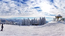 Na vrcholu Bürgeralpe nad Mariazellem