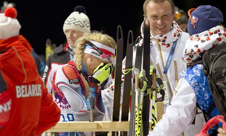 SLZY V CLI. esk biatlonistka Gabriela Soukalov vybojovala v olympijskm...