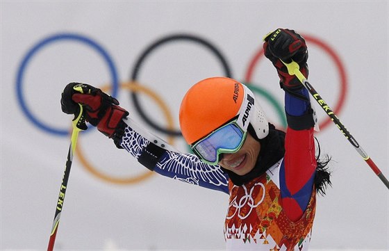 Vanessa Mae na olympijských hrách v Soi