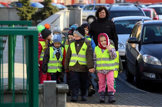 Tak je to správn. Dti z první tídy Mateské koly Pionýr v Sokolov