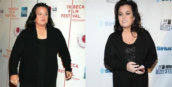 Rosie O'Donnellová v roce 2008 a 2014