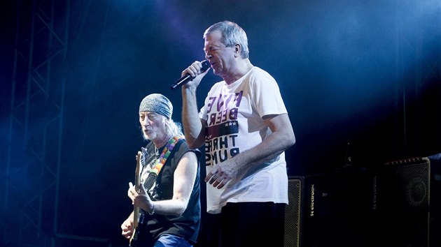 Deep Purple na koncertu 14. nora 2014 v Pardubicch