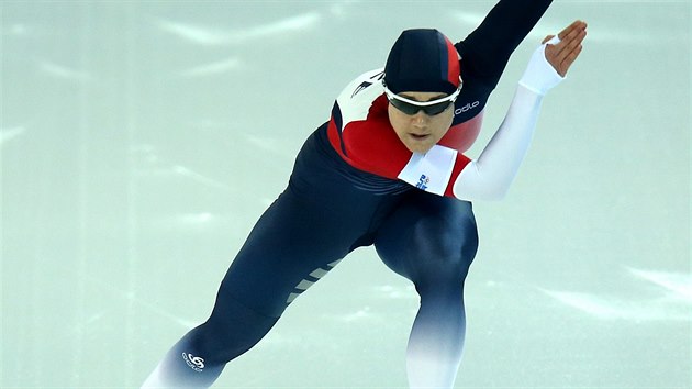 Karolna Erbanov v olympijskm zvod na 500 metr.