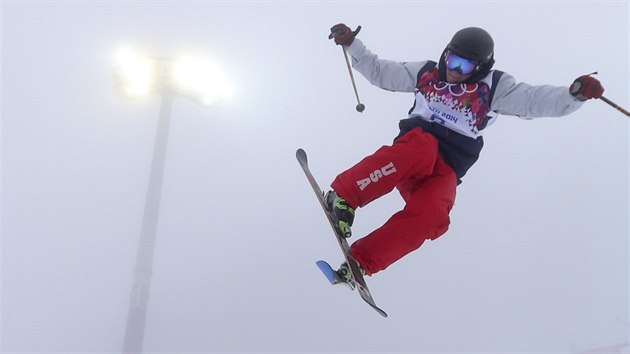 Americk lya David Wise v olympijsk U-ramp