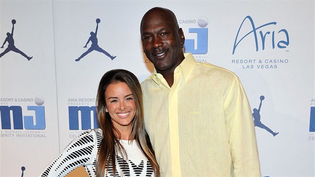 Yvette Prietov a Michael Jordan (3. dubna 2013)